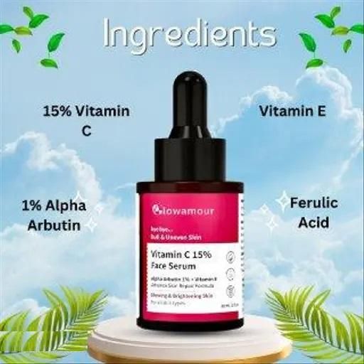 Glowamour Professional Vitamin C Face Serum  30 ml (Pack of 2)